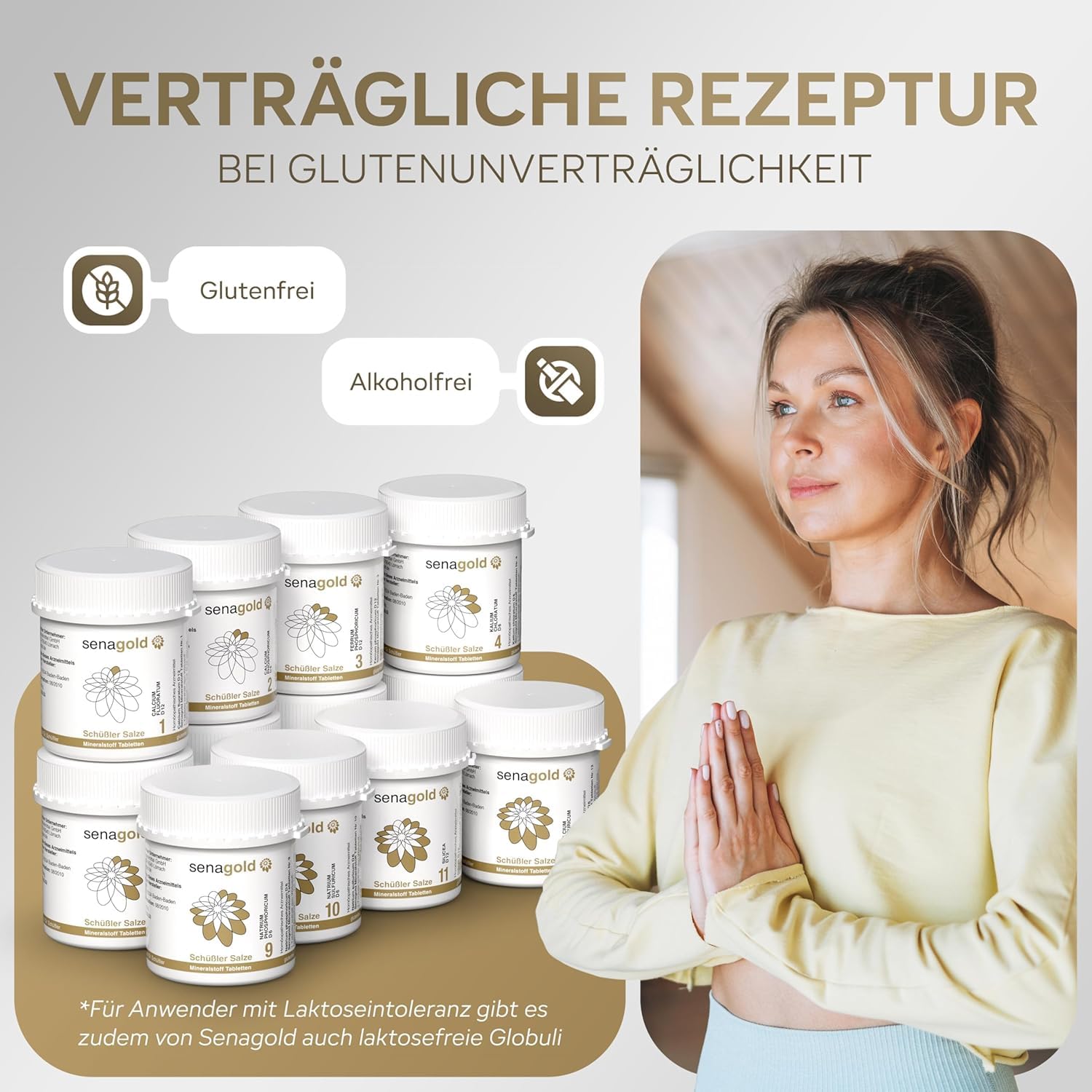 Senagold Schüssler Salze Set Nr. 1-27, 27x400 Tabletten – alle 27 Schüßler Salze in einem Komplett-Set