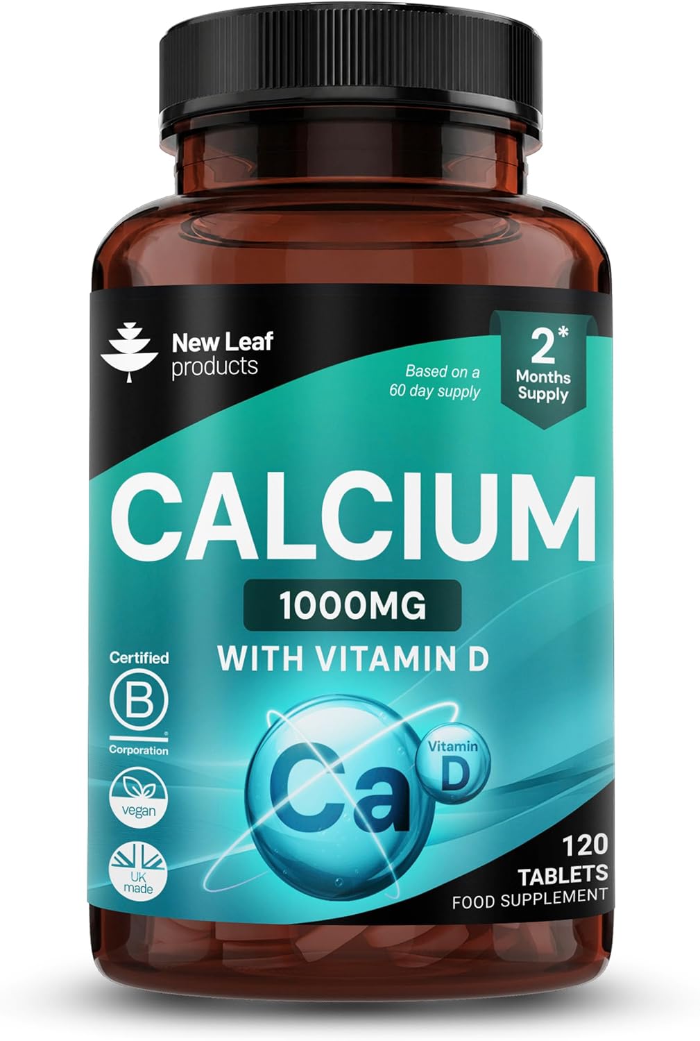 New Leaf Products New Leaf Calcium 1000mg – Tablets