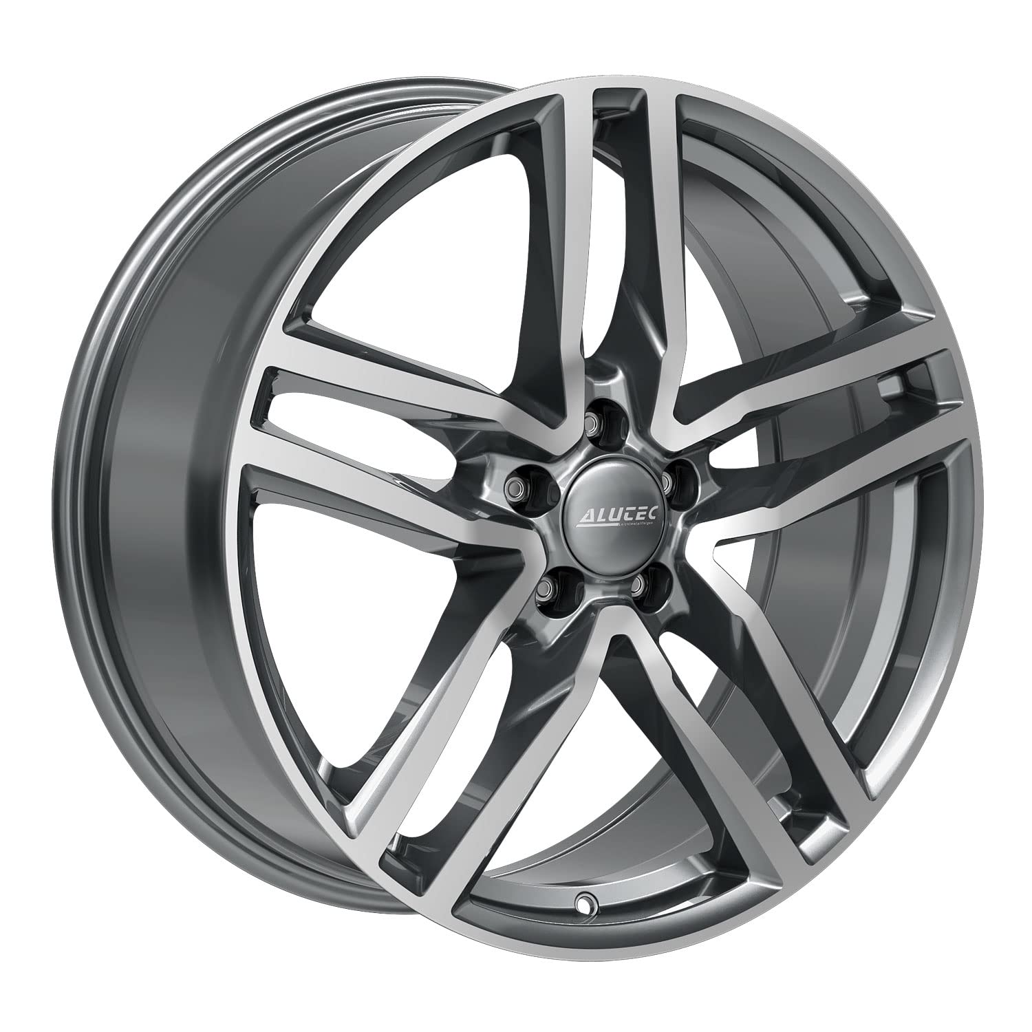 4 x felgi Alutec Ikenu 6.5Jx16 ET32 4 x 108 grafitowe polerowane fronty kompatybilne z Citroen C4 e-C4