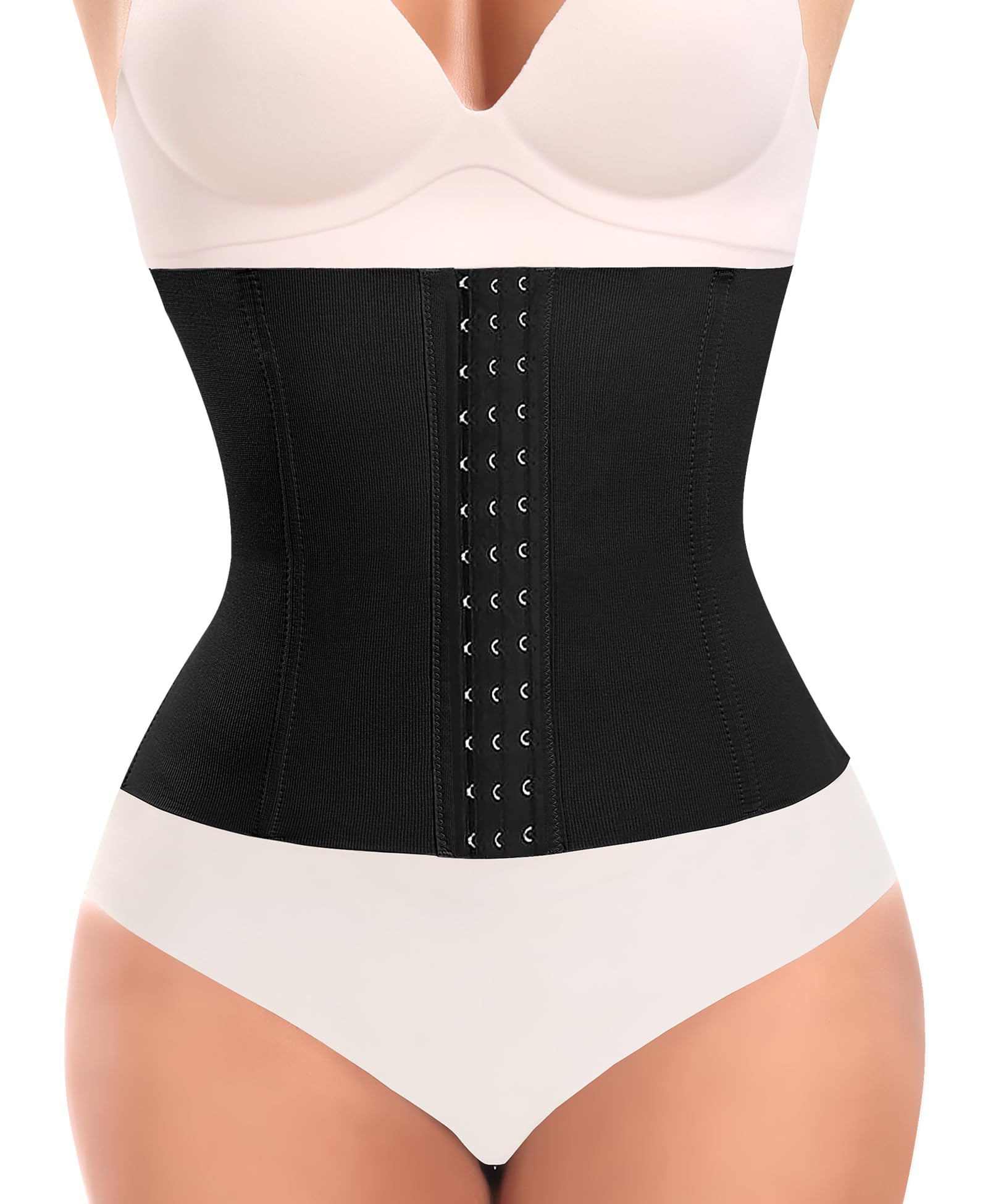 YARRCO Fajas Reductoras Mujer Abdomen Moldeadora Corset Reductor Adelgazante Waist Trainer Bustier Top Cintura Faja Postparto Cinturón Faja Colombiana Corsé Shapewear Ajustables