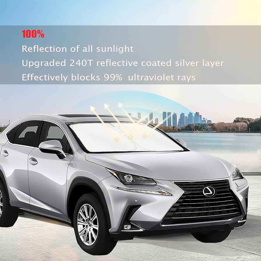 Amazon.com: Windshield Sun Shade for Lexus NX NX250 NX350 NX350h