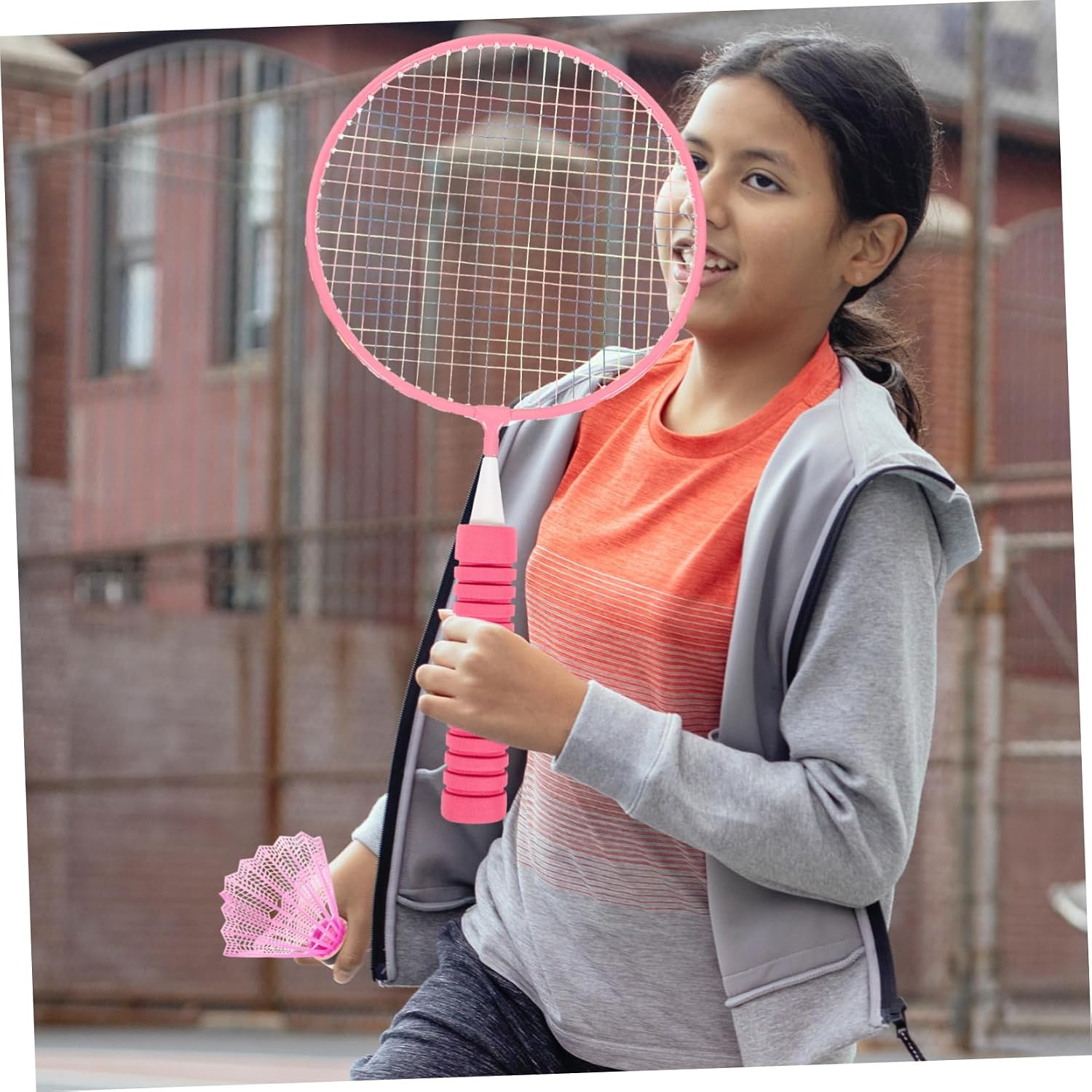 BESPORTBLE Beginner Badminton Racket for Boys and Girls Lightweight Nylon Aluminum Alloy Badminton Supplies for Teens