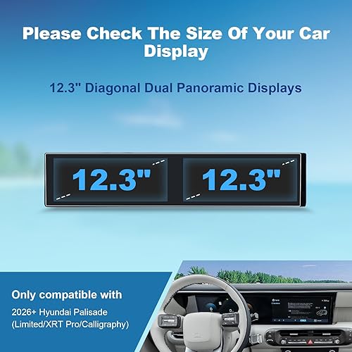 Miniatura 49 de Protector de pantalla Palisade 2020 2021 2022 para Hyundai Palisade (SEL/Limited/Caligrafía) Pantalla táctil de 10.25 pulgadas, vidrio templado 9H