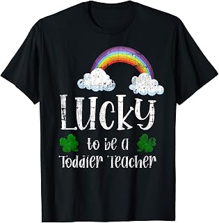 Gift For Lucky Toddler Teacher St Patrick's Day Shamrock T-Shirt for Men Women