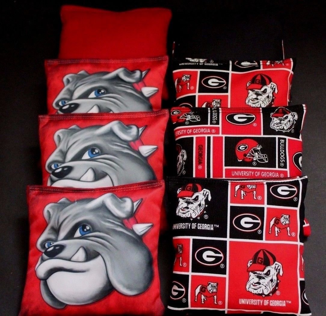 BackYardGamesUSA Georgia Set of 8 Regulation Cornhole Bean Bags B206