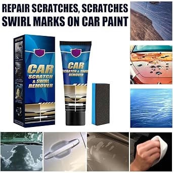 Universal Car Scratch Remover Wax, Car Scratch Remover for Scratches, Scratch Remover for Vehicles, Car Scratch Repair Nano Car Paint Wax (2 PCS)