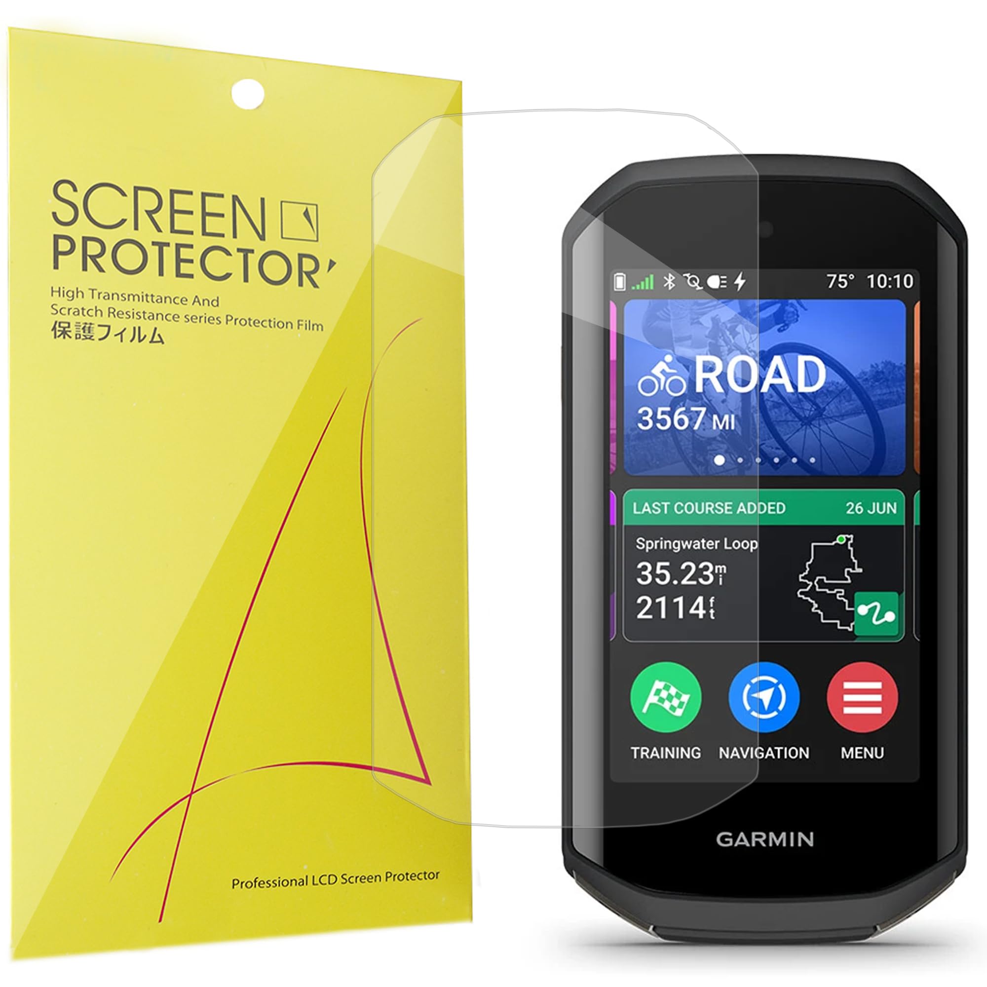 Blueshaweu Compatible for Garmin Edge 1050 Screen Protector