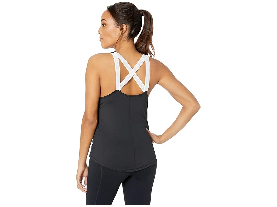 

Under Armour Armour(r) Sport Branded Tank (Black/White/Metallic Silver) Women's Clothing