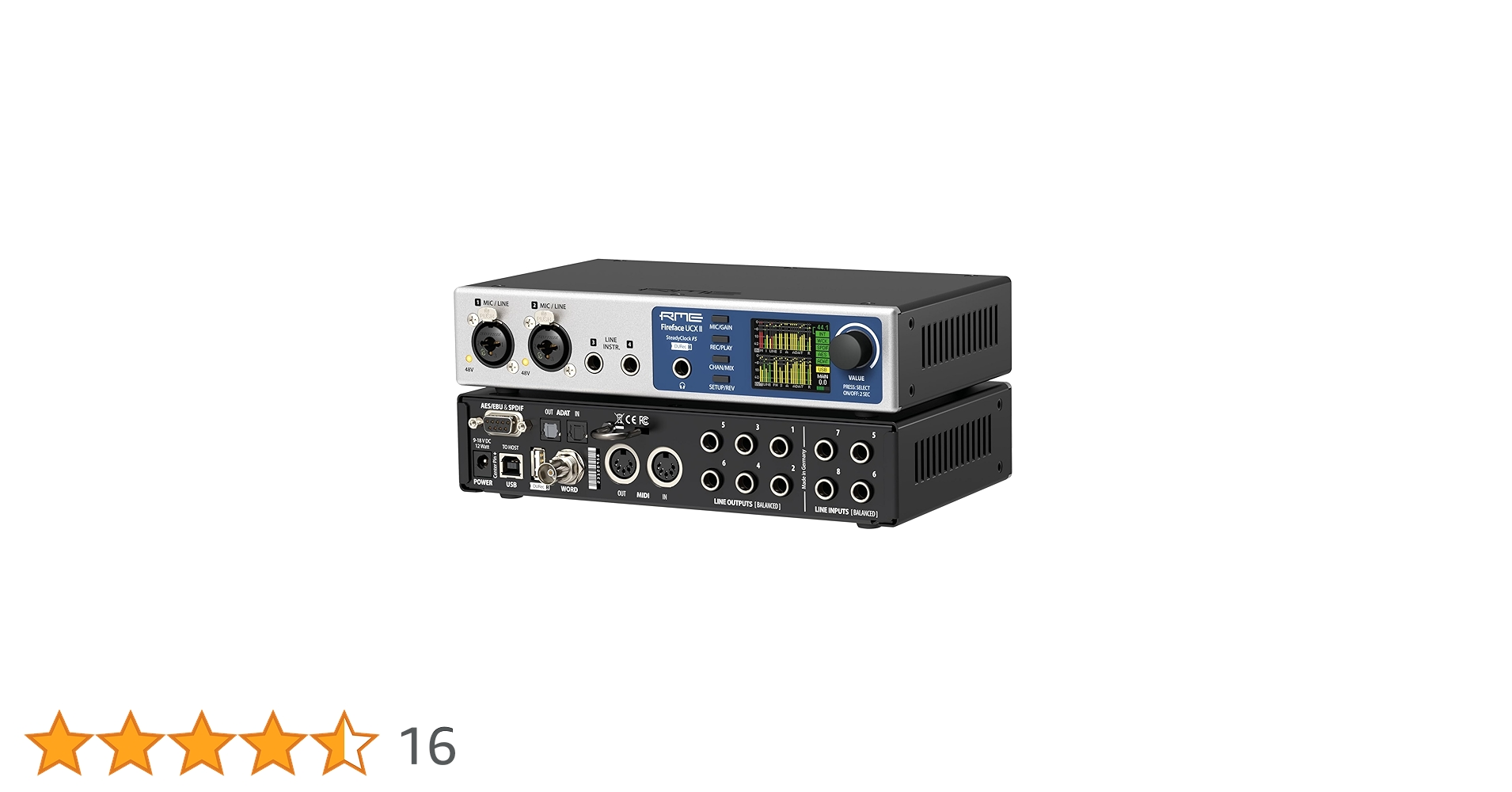 Amazon.co.jp: Fireface UCX II 40チャンネルUSBインターフェース