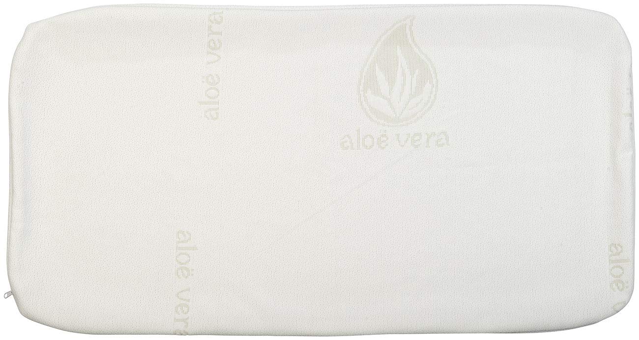 Newgen Medicals Set 2 Federe Per Cuscino Cervicale 40x80 Cm - Trattamento Aloe Vera, Morbide E Lavabili - 2