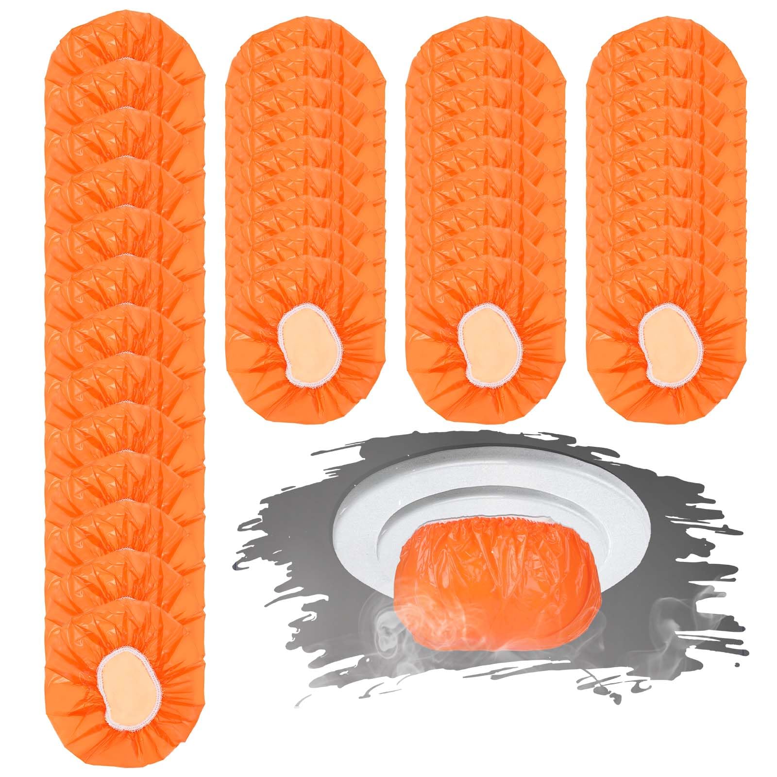 Mozeat Lens 40 PCS Smoke Detector Cover Small Smoke Alarm Dust Cover Fire Alarm Dust Covers Paint Cover Reusable Plastic Smog Alarm Cover for Indoors Home Kitchen Cooking Baking