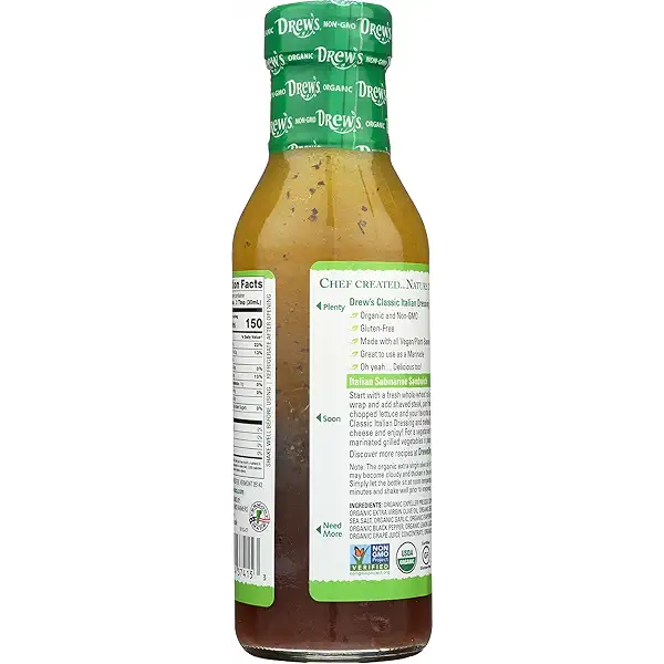 Drew's, Organic Classic Italian Dressing and Quick Marinade 4