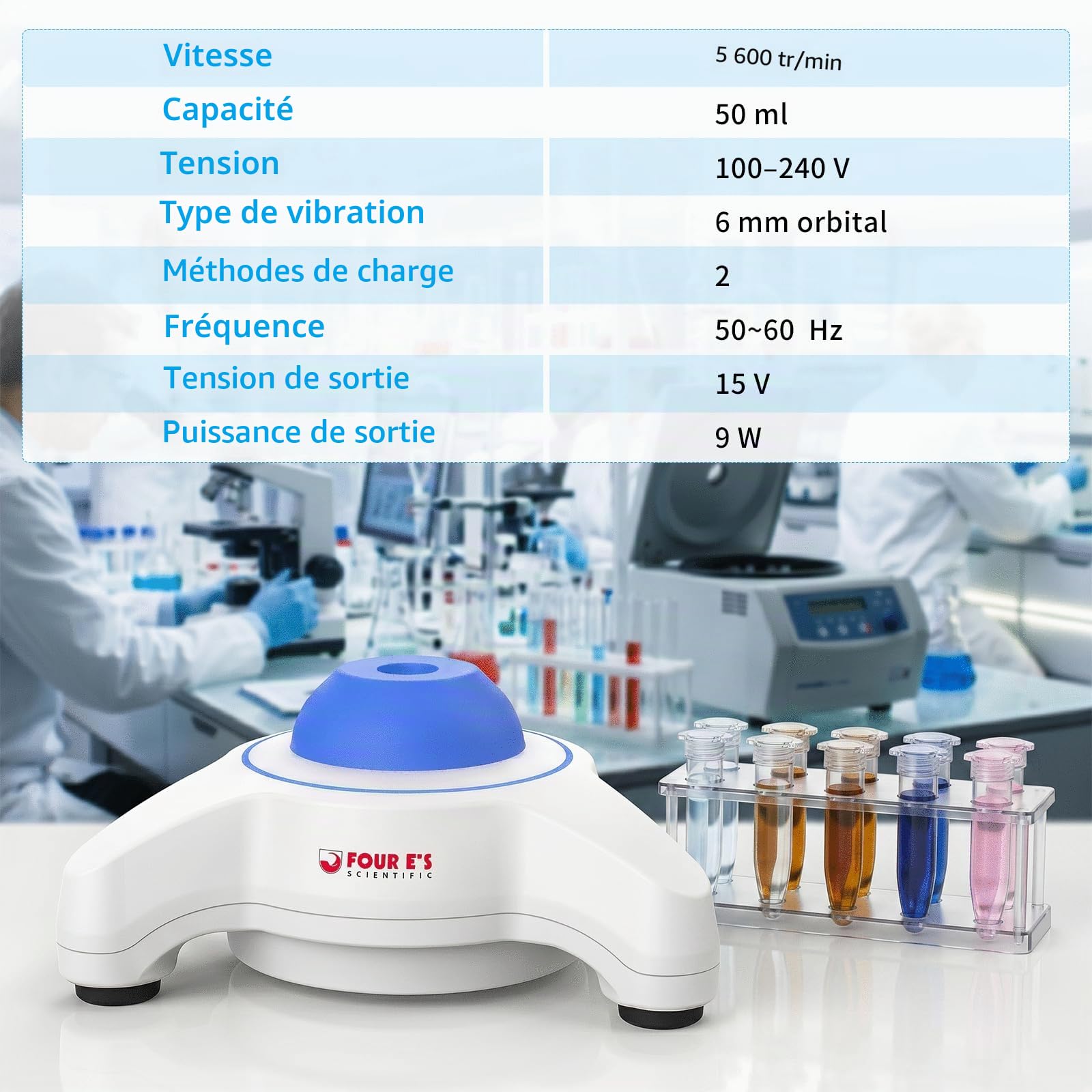 Mini Agitateurs Vortex 5600rpm Mélangeur Vortex de Laboratoire Mélangeur de Peinture 6mm Vortex Mixer pour Tubes à essai Peinture acrylique à ongles