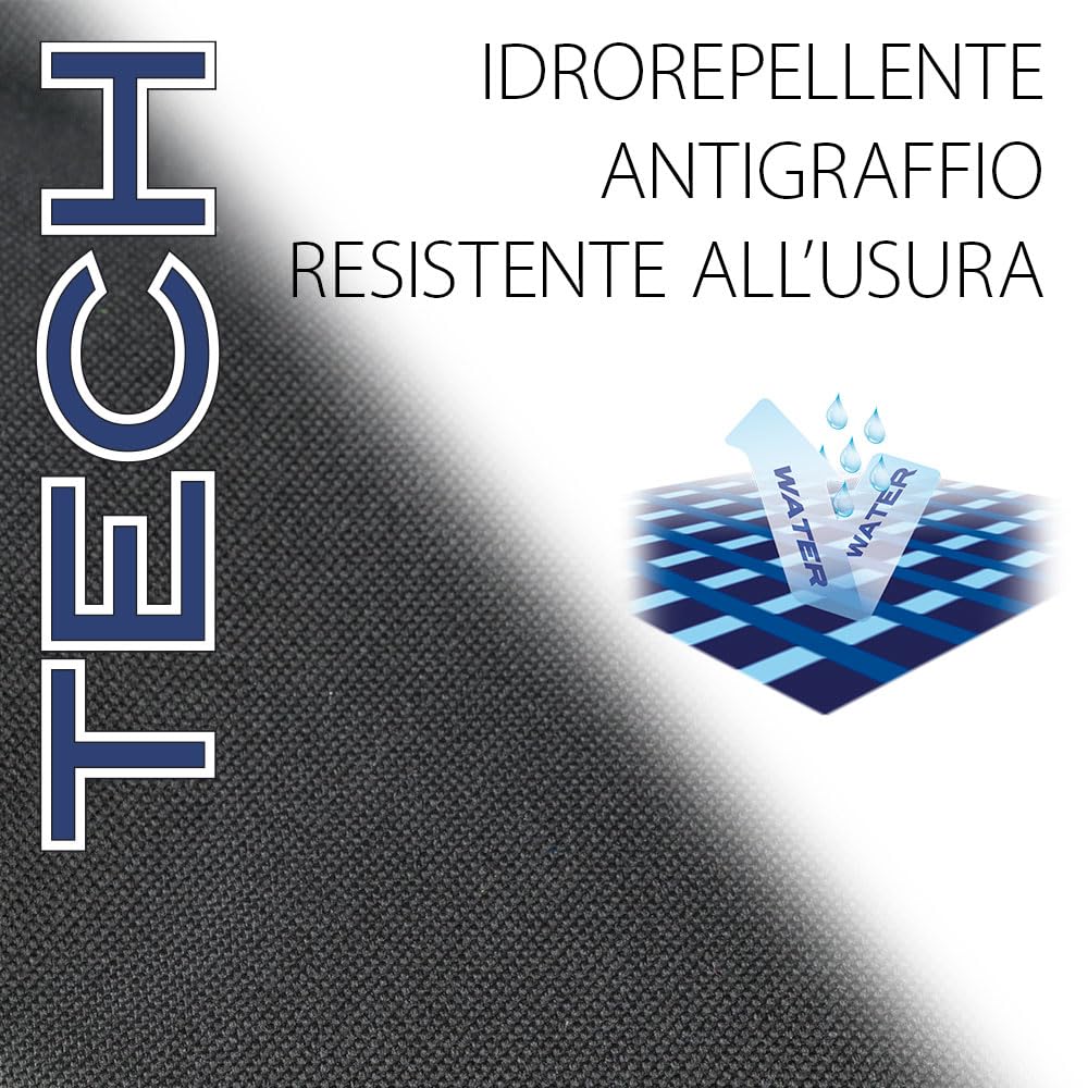 Ferplast Cuccia Ortopedica per Cani Extra Large Materassino per Cani Impermeabile e Antigraffio Cuccia Morbida Polo, 110 x 70 x h 8 CM, NERA