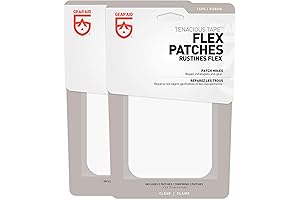 GEAR AID Tenacious Tape Flex Clear Fabric Patches