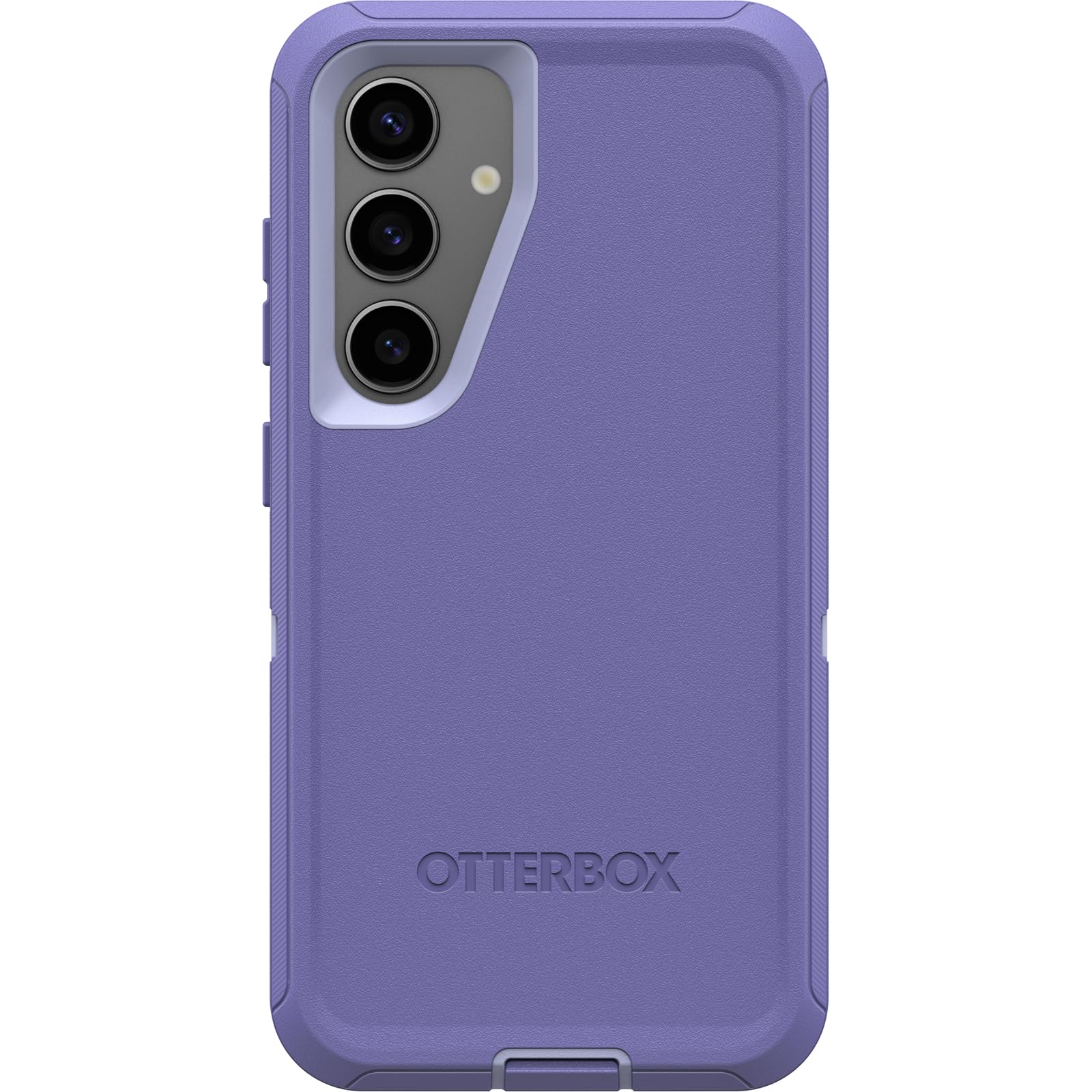 OtterBox Defender Etui do Samsunga Galaxy S24, wytrzymałe i trwałe, z ochroną portu, z podpórką z klipsem do kabury, fioletowe (Mountain Majesty)