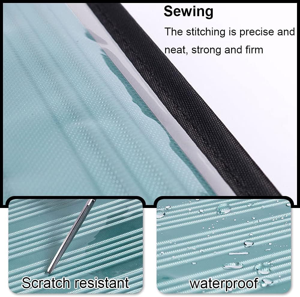 review N //A 24 Inch Transparent Luggage Cover Protector Bag, PVC Clear Plastic Suitcase Cover Protector, Travel Luggage Sleeve Protector