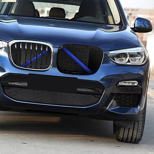 Miniatura 8 de AggAuto Insertos de rejilla para BMW F20 F30 2011-2021, 328i320i335i428i, accesorios de inserción de parrilla azules para BMW Serie 12345