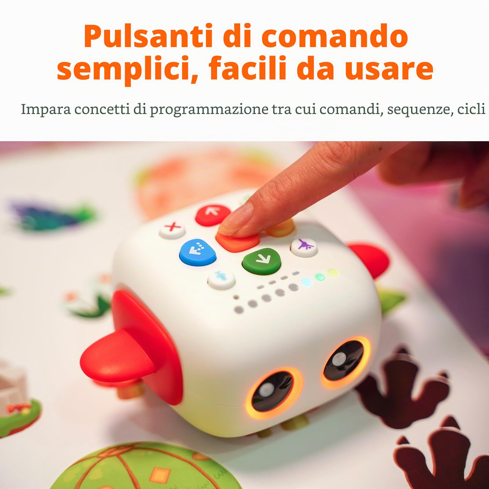Robot di Programmazione per Bambini Età 3-5, MatataStudio Tale-Bot Pro Set di Giocattoli Robot Programmabili per l'Apprendimento Precoce di Programmazione STEM Giocattolo Educativo per l'Apprendimento