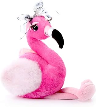 Amazon.com: The Petting Zoo, Lash'z Flamingo Stuffed Animal, Gifts