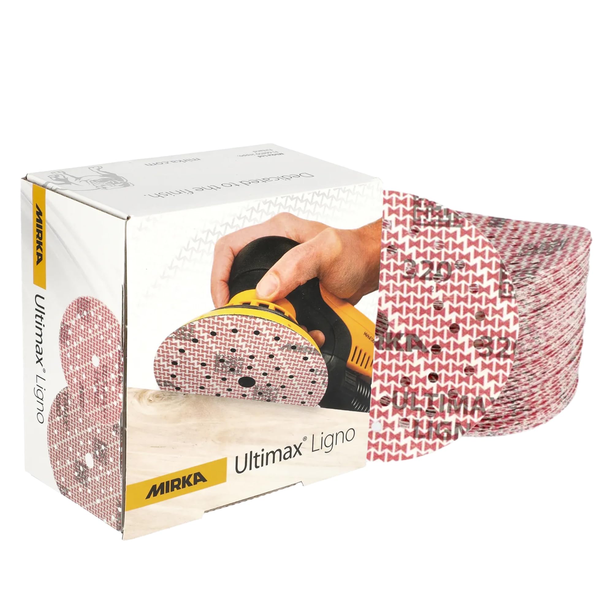 Mirka Ultimax Ligno - Disco de lijado multiajuste de 6 pulgadas 120
