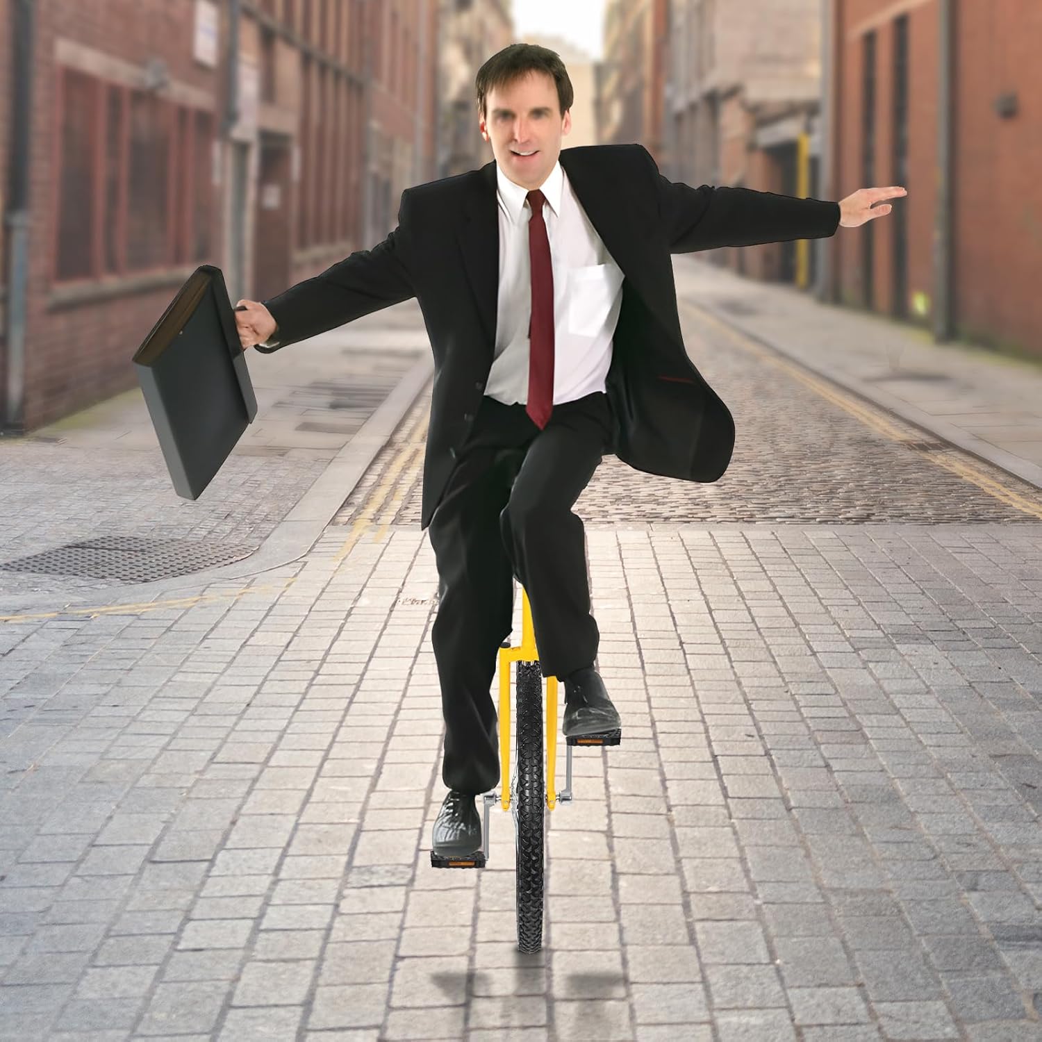 24In Outdoor Wheel Unicycle, One-Wheel Bike with Adjustable Seat, Sports Exercise Bicycle for Adults Beginner Outdoor Indoor Sports Entertainment Exercises Balance Fun