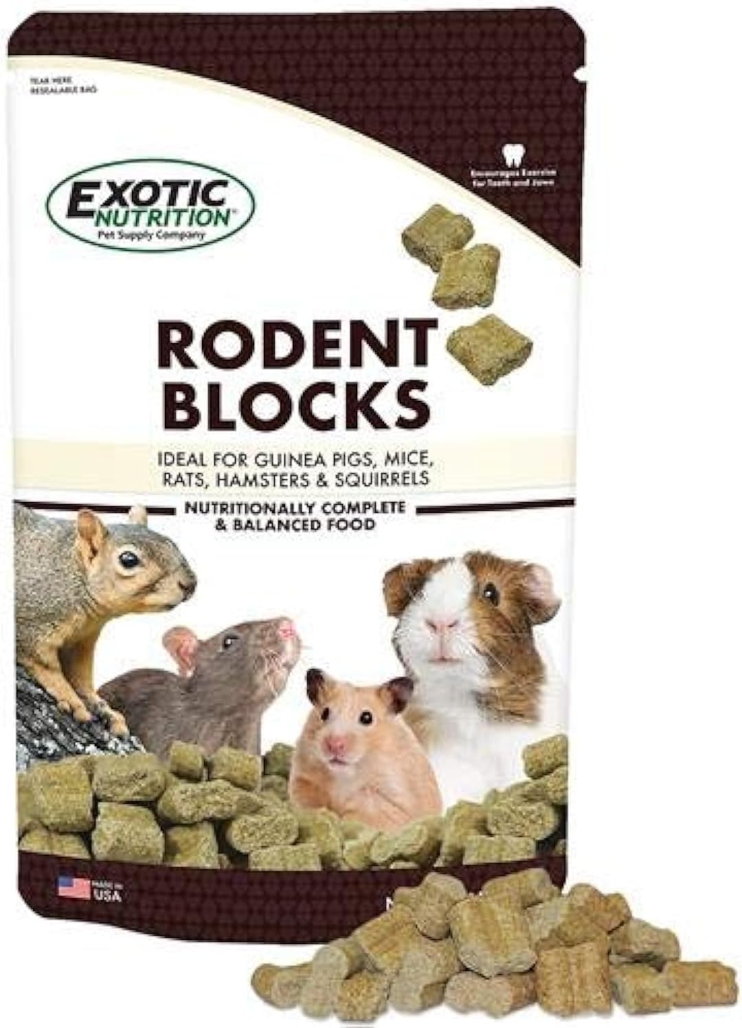 Exotic Nutrition rodent blocks 1 lb