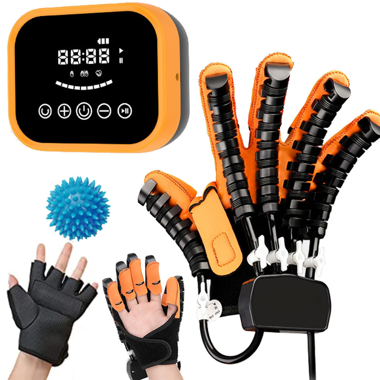 Guantes de robot de rehabilitación para rehabilitación de dedos, ortesis para pacientes con hemiplejia y artritis