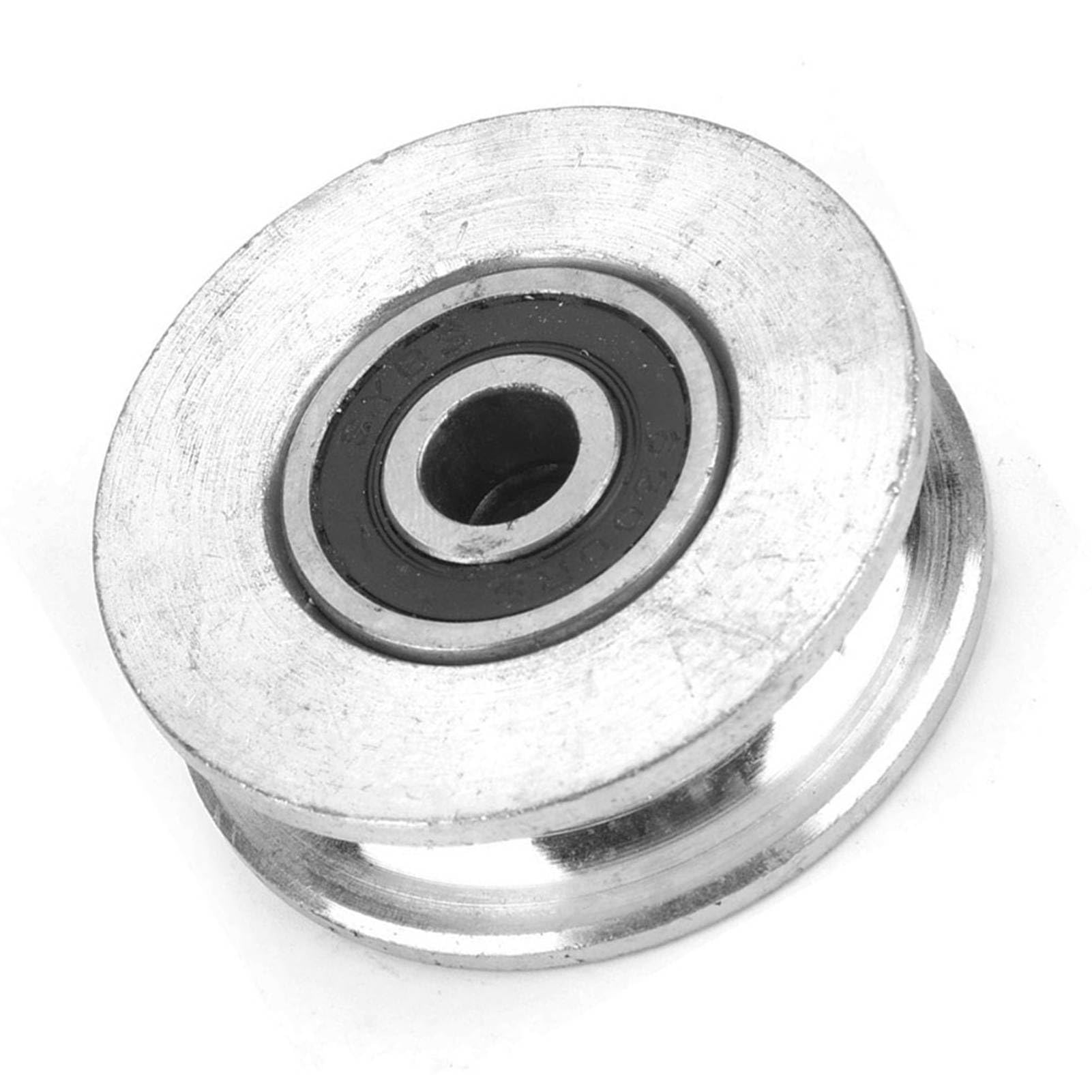 Fafeicy Guide de levage de câble métallique de roulement de roue de roulement de poulie pour bloc de poulie (diamètre 56 mm)
