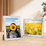 PETAFLOP 8x10 Picture Frame Set of 7, Distressd Rustic Frames Display 8 by 10 Inch Photo for Wall or Tabletop