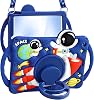 Boaretiu for iPad 9th8th7th Generation Case 10.2 Inch 202120202019 - Cute Boys Cartoon Soft 3D Astronaut Spaceship Silicone with Strap & Rotating Stand for Girls Teens Tablet Cover for iPad 987