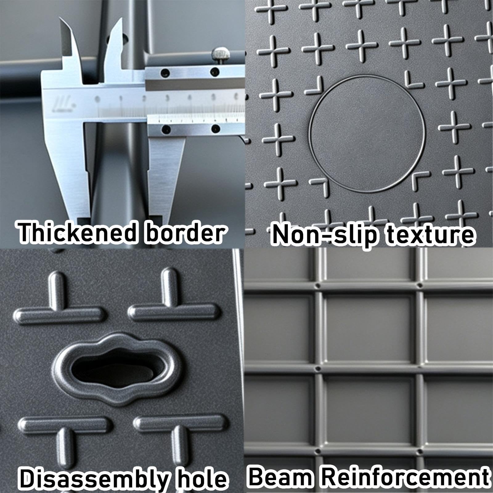 Grille de drainage en résine composite avec cadre couvercle de regard