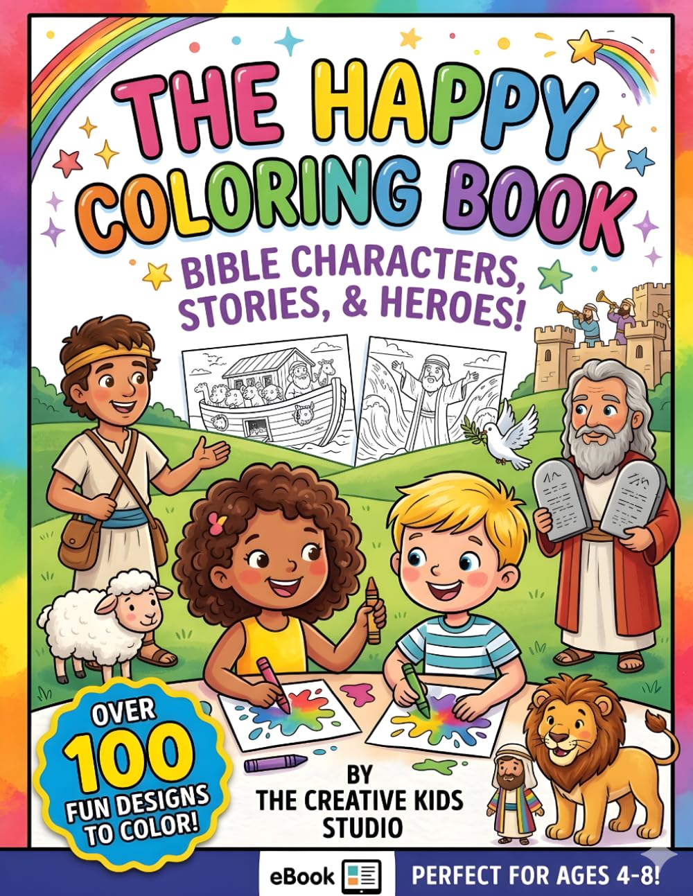 Bible Heroes Coloring Adventure: Inspiring Stories of Faith for Kids
