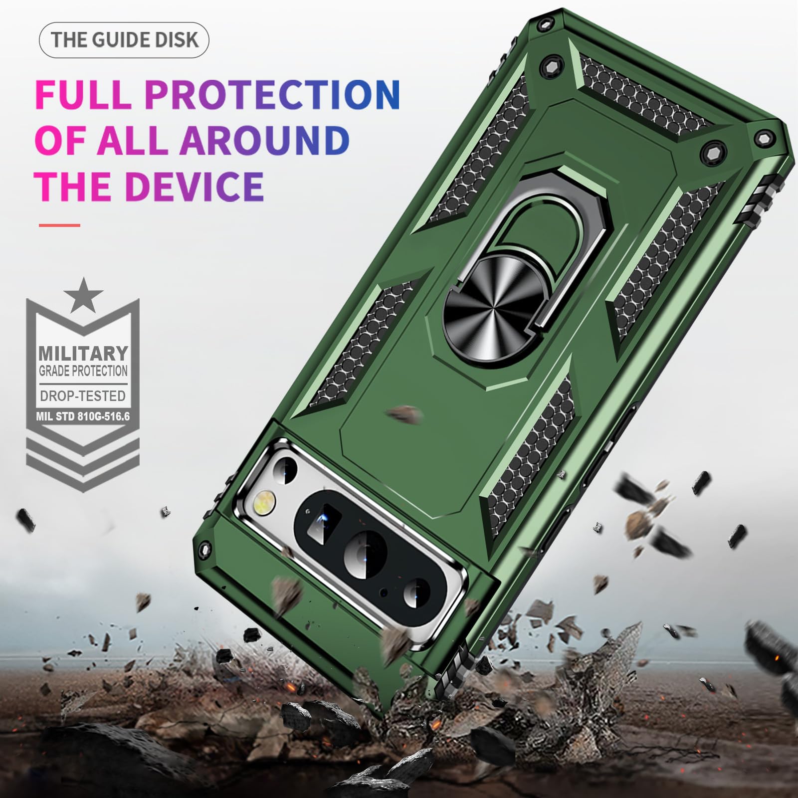 Funda Para Google Pixel 8 Pro Negro 6.7puLG Rugosouso Rudo | Meses Sin