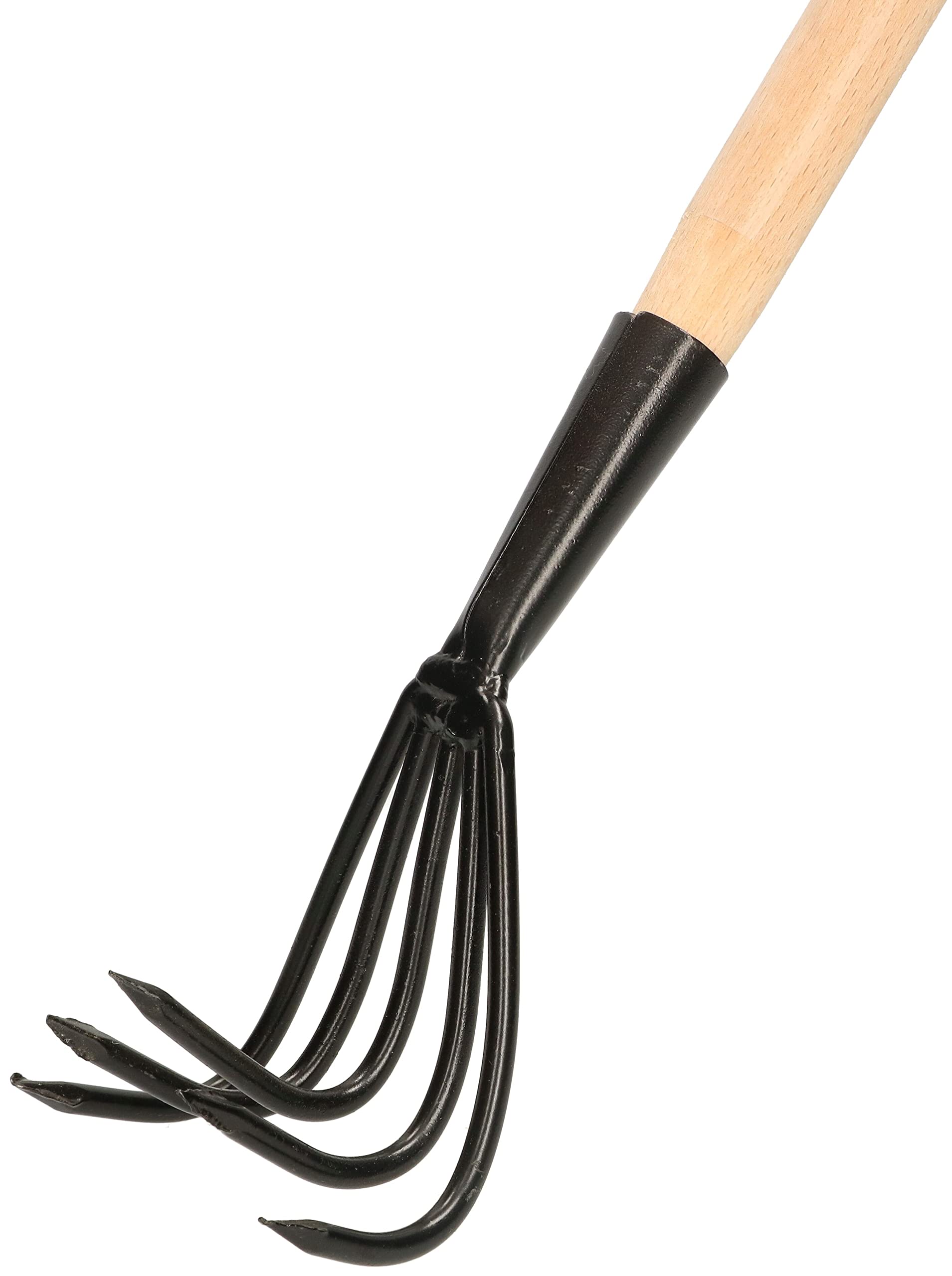 KOTARBAU® Cultivateur à Main avec 5 Dents Griffe de Jardin en Acier avec Manche en Bois 600 mm Accessoire de Jardinage Outil de Jardinage Accessoires de Plantation
