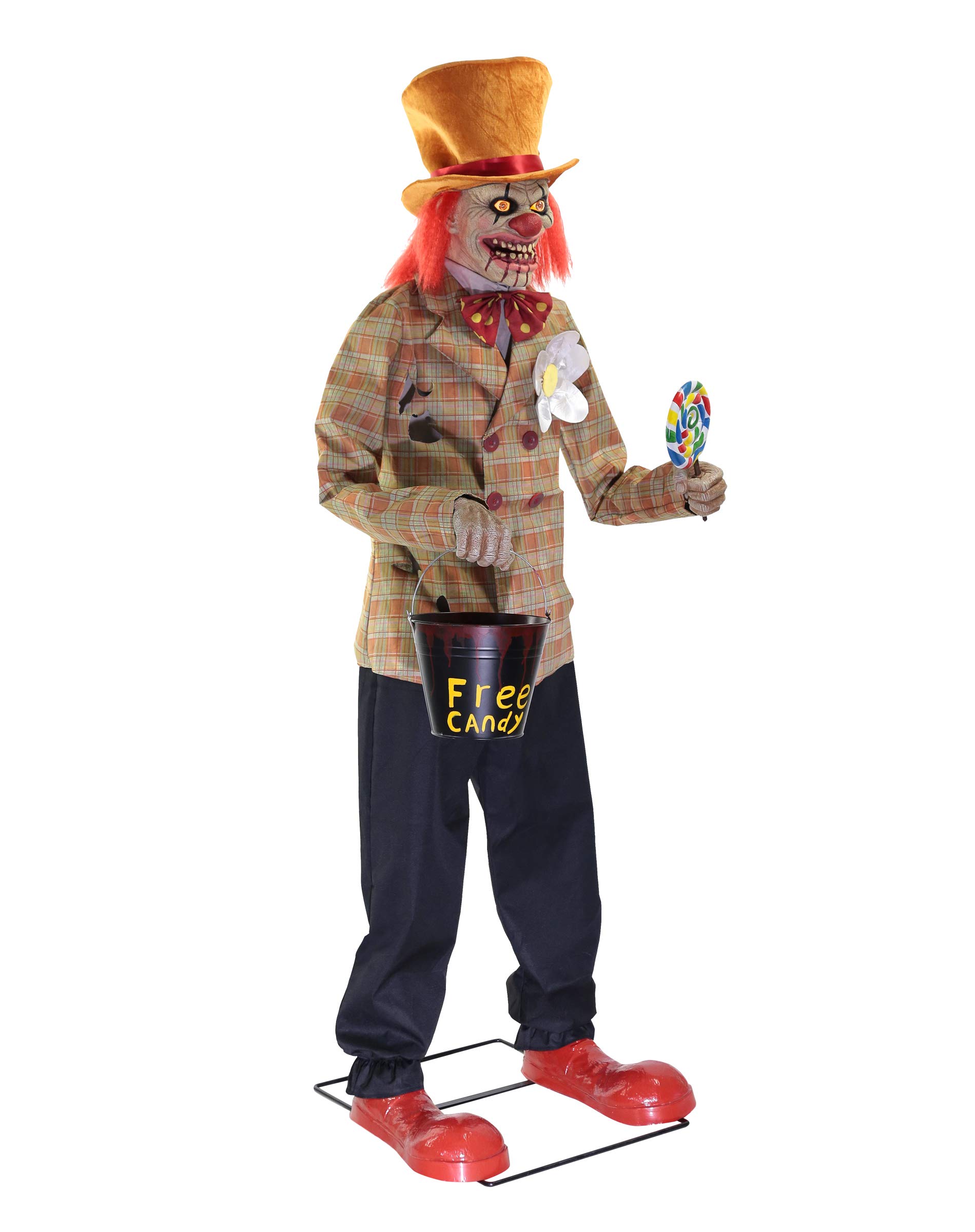Uncle Charlie Spirit Halloween 2022 Buy Spirit Halloween 6 3 Ft Led Uncle Charlie Animatronic Online At Desertcart India