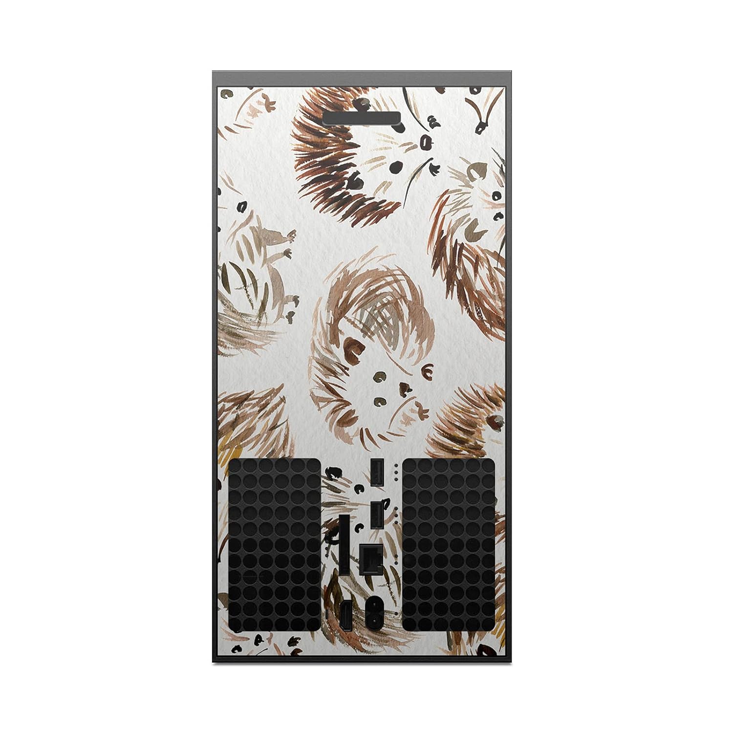 Head Case Designs Officially Licensed Cat Coquillette Hedgehogs Art Mix Matte Vinyl Sticker Gaming Skin Case Cover Compatible with Xbox Series X Console and Controller Bundle