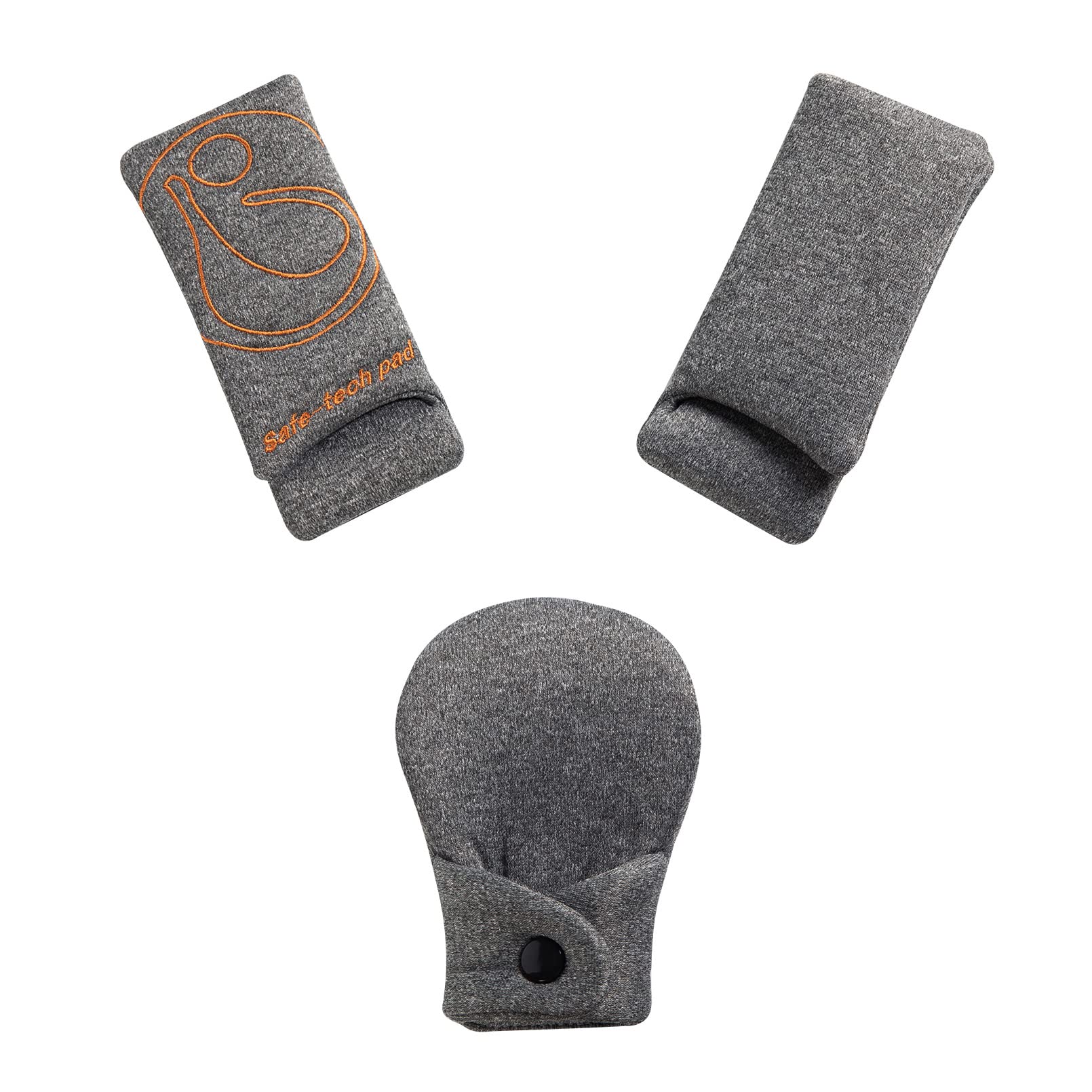 Innokids Car Seat Strap Cover Set for Baby Kids Seat Belt Covers with Crotch Pad Back Anti-Slip Design for Car Seats Pushchair Stroller (Medium (5.9”L