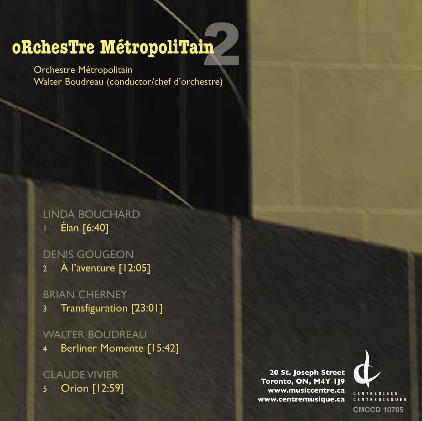 Orchestre Metropolitain 2 / Various [Audio CD] Various Artists and Orchestre Metropolitain