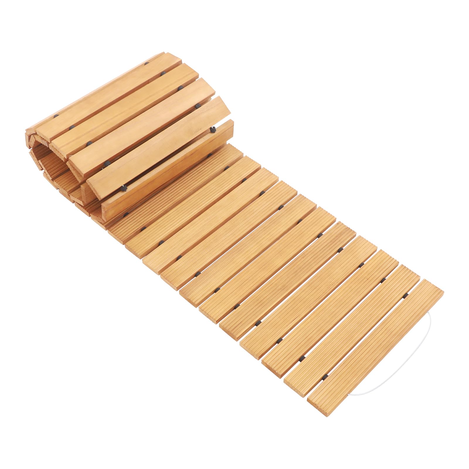 Passerella da giardino in legno pieghevole, vialetto di terrazza, vialetto decorativo da giardino, per terrazzo, cortile, 240 x 43,5 cm