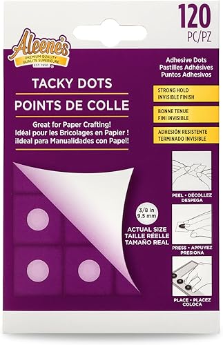 Aleene's 33186 Puntos adhesivos instantáneos, color blanco