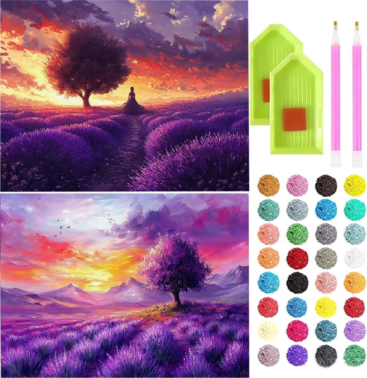 (2 Pack) Sky Diamond Painting Adult Kit For 110x80cm L-3067