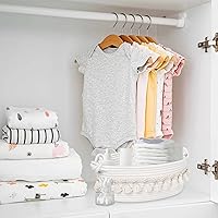 Vista 3 de Cesta pequeña para regalos vacía, cesta de almacenamiento tejida linda para papel higiénico, cesta de regalo decorativa vacía para llenar para baby