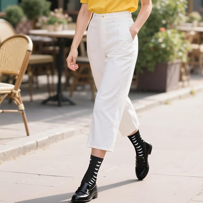 6 Pares de Medias Tobilleras de Algodón para Mujer, Talla 6-12 miniatura 3