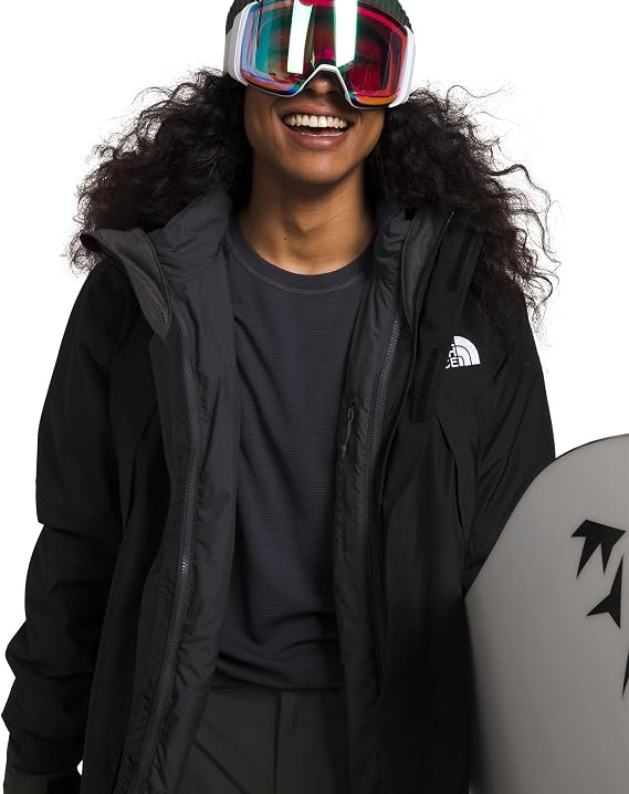 THE NORTH FACE Men's Clement Triclimate Jacket | Heatseeker Insulation & Water Repellent Finish, Helmet Compatible Hood