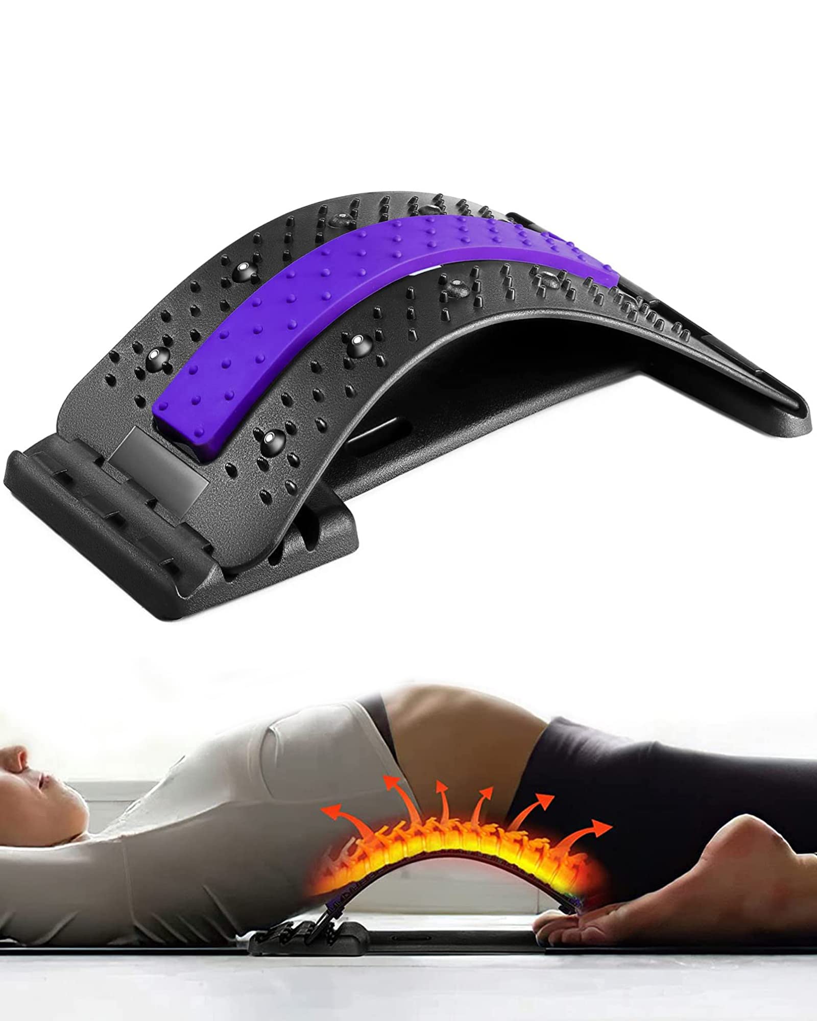 Buy Back Stretcher for Lower Back Pain , Adjustable MultiLevel Back
