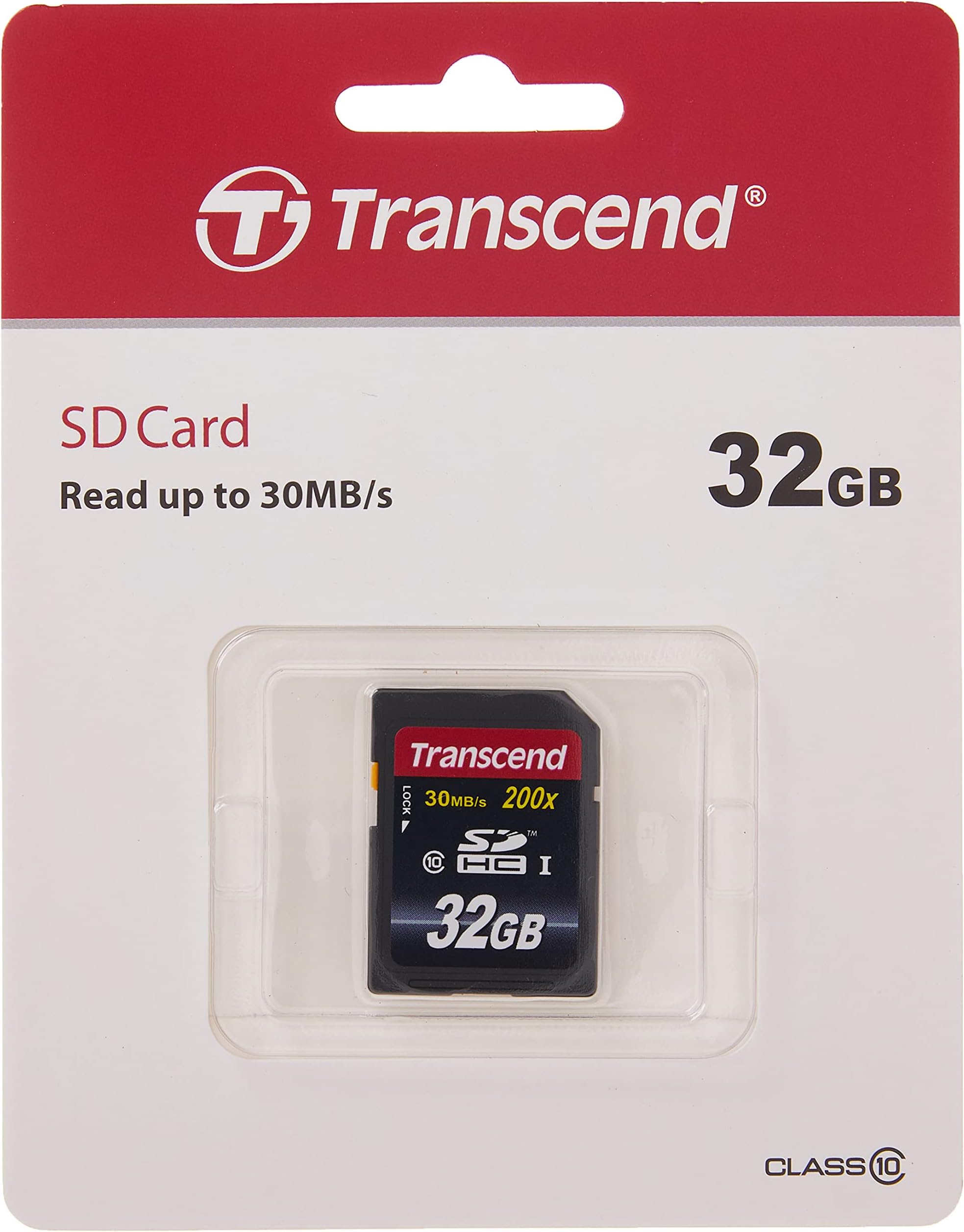Amazon.com: Transcend 32GB SDHC Class 10 Flash Memory Card Up to 30MB/s ...