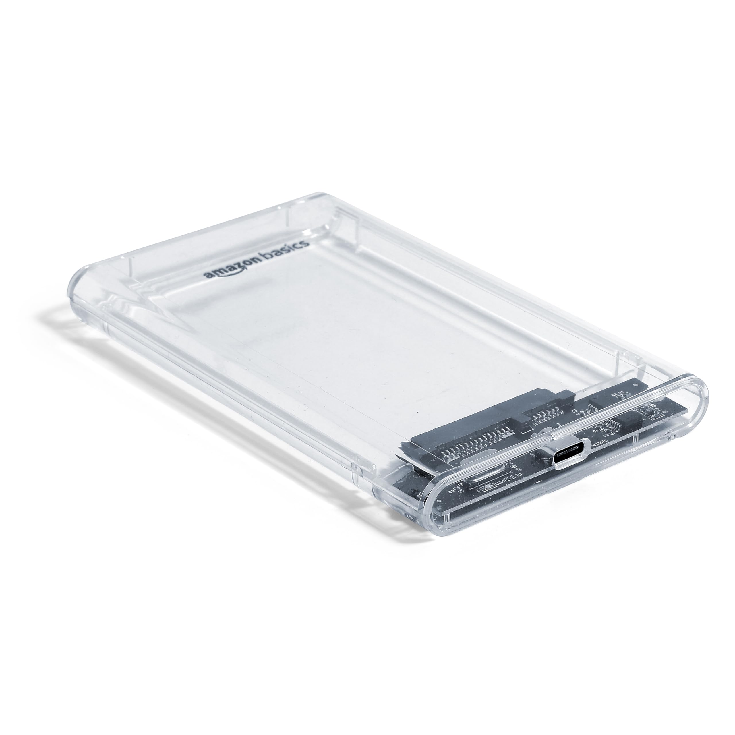 Amazon Basics 2.5" External Hard Drive Enclosure, SATA III to USB Type-C for HDD/SSD - Tool Free Installation, Transparent Design, Supports UASP and up to 4TB (B0CJJTX9FH) Amazon Price History, Amazon Price Tracker