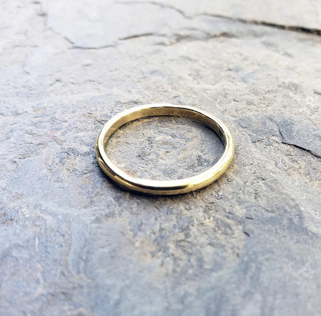 14K Thumb Rings for Women,Gold Plated Stackable Rings 2mm /3mm/4mm/6mm Tungsten Thin Gold Band Simple Couple Wedding Rings Set for Him and Her