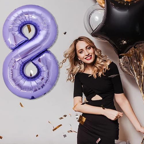 Miniatura 6 de Globo morado-4